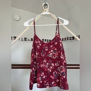 Hollister floral tank top
